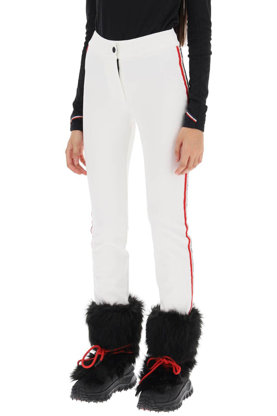 Moncler grenoble sporty pants with tricolor bands