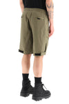 Moncler basic shorts with hook-and-loop closure