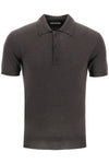 Valentino cashmere and silk knit polo shirt