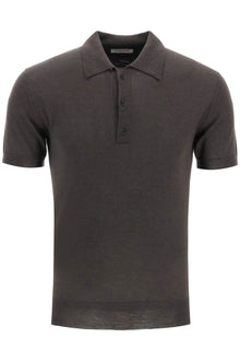  Valentino cashmere and silk knit polo shirt