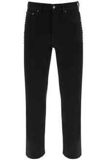  Valentino black untitled studs jeans