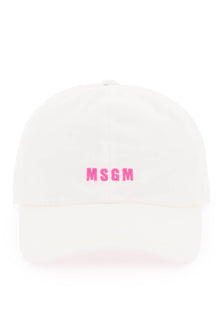  Msgm fluo logo baseball cap