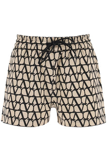  Valentino garavani toile iconographe jersey shorts