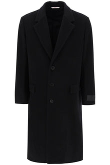  Valentino garavani single-breasted wool coat