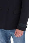 Valentino garavani half-lined double-breasted jacket