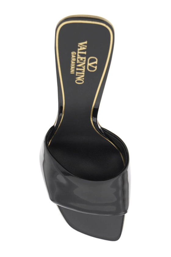 Valentino garavani hyper one stud sandals in patent leather