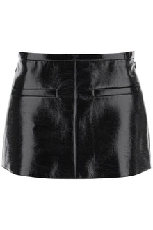  Courreges vinyl mini skirt