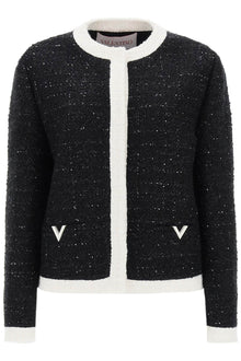  Valentino garavani glaze tweed jacket