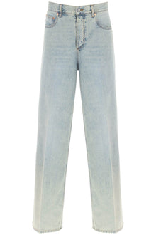  Valentino garavani oversized jeans with v detail