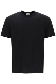  Valentino garavani regular fit pocket t-shirt