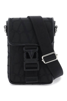  Valentino garavani black iconographe mini crossbody bag