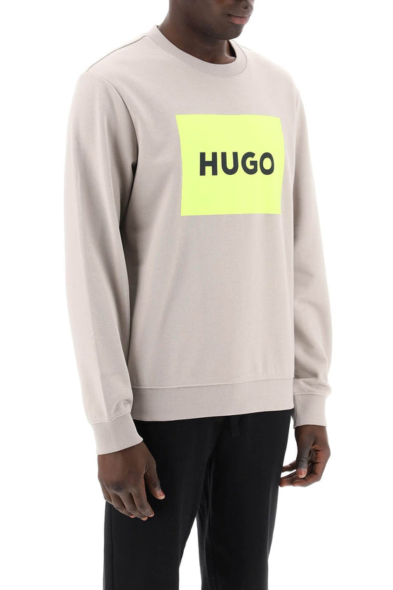 Hugo duragol logo box sweatshirt