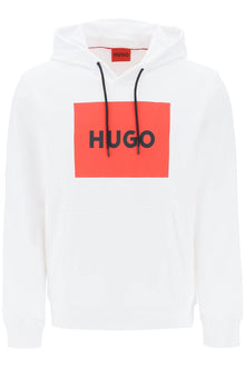  Hugo logo box hoodie