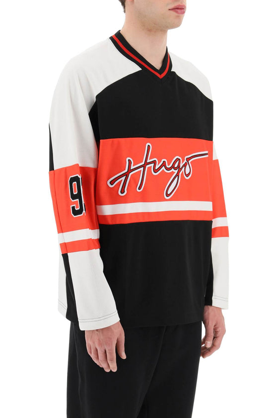 Hugo dalado mesh hockey sweatshirt