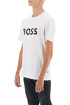 Boss tiburt 354 logo print t-shirt