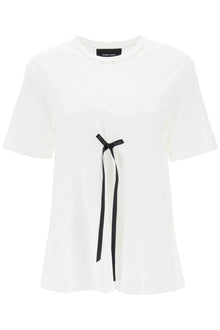  Simone rocha a-line t-shirt with bow detail