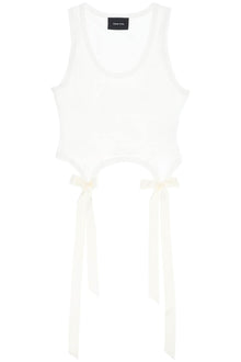  Simone rocha easy cropped top with bow tails