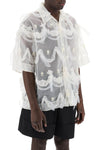 Simone rocha "tulle shirt with embroidered details"