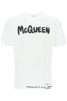  Alexander mcqueen mcqueen graffiti t-shirt
