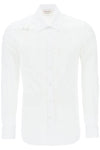 Alexander mcqueen harness shirt in stretch cotton