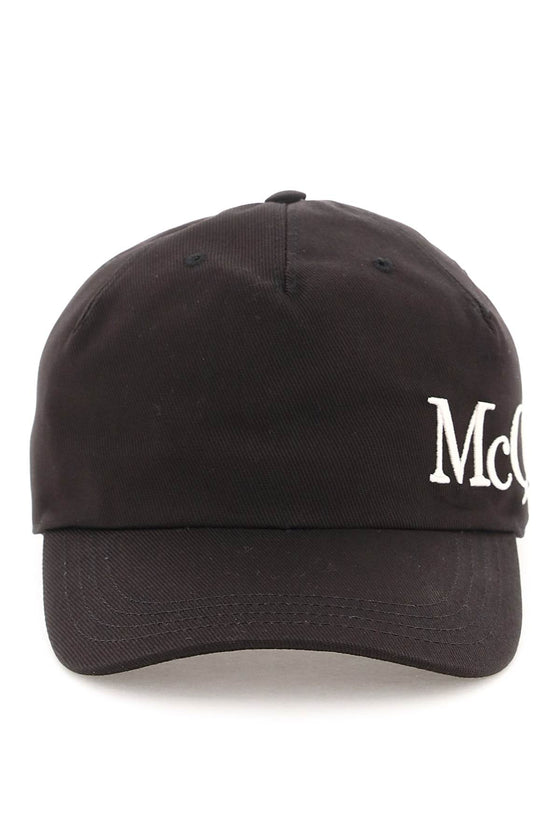 Alexander mcqueen baseball hat with oversized logo