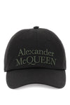 Alexander mcqueen baseball cap with embroidered logo