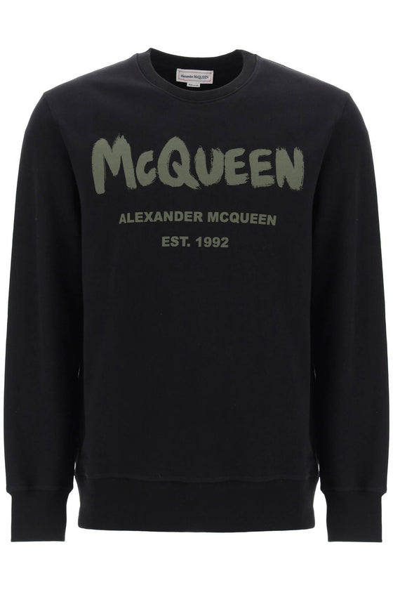 Alexander mcqueen mcqueen graffiti sweatshirt