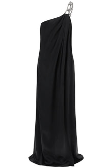  Stella mccartney one-shoulder dress with falabella chain