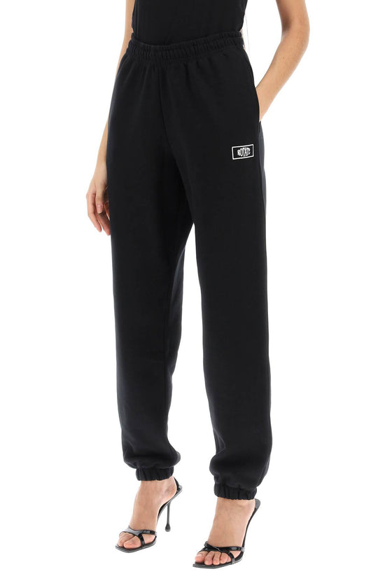 Rotate joggers with logo embroidery