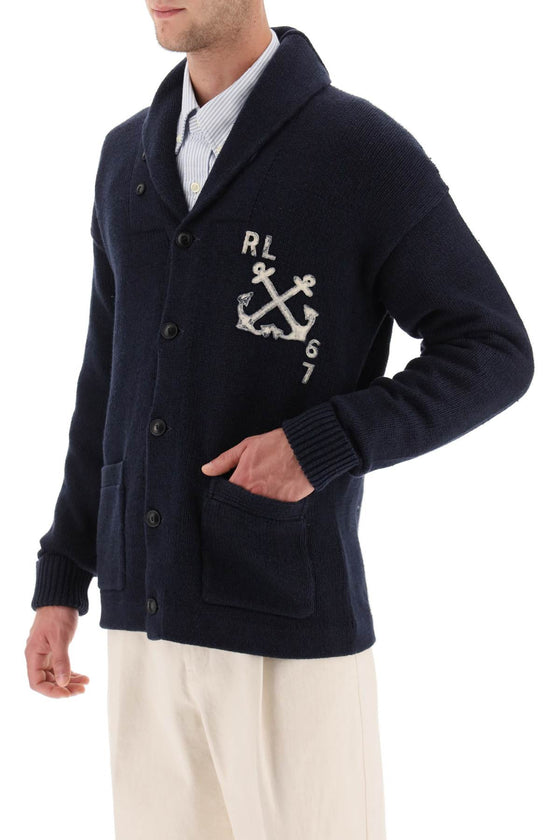 Polo ralph lauren cotton and linen cardigan