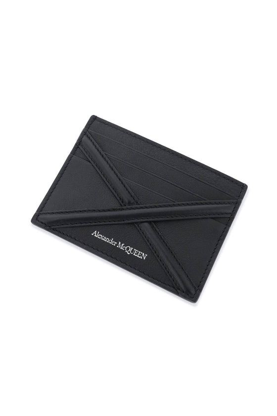 Alexander mcqueen leather harness cardholder