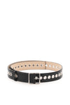 Alexander mcqueen leather belt with eyelets