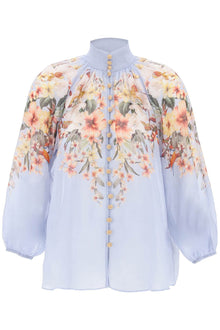  Zimmermann lexi billow shirt with floral motif