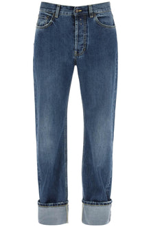  Alexander mcqueen straight fit jeans in selvedge denim