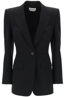  Alexander mcqueen fitted jacket with bustier details