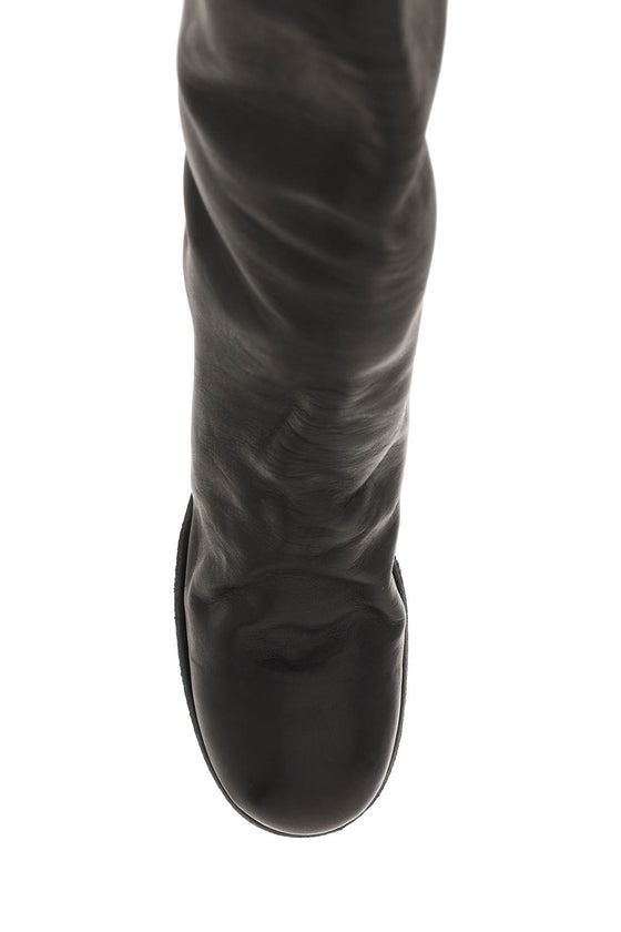 Guidi leather mid-calf boots