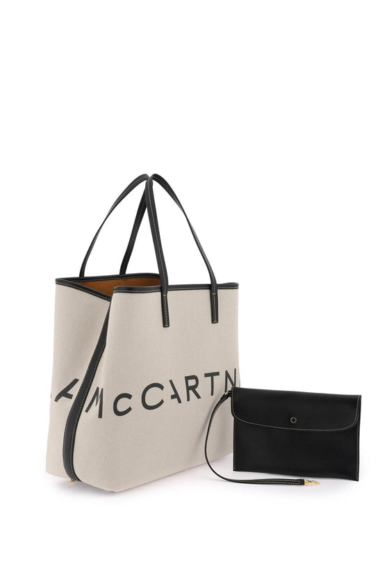 Stella mccartney organic cotton canvas tote bag