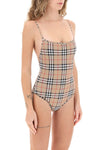 Burberry check one-piece swimsuit