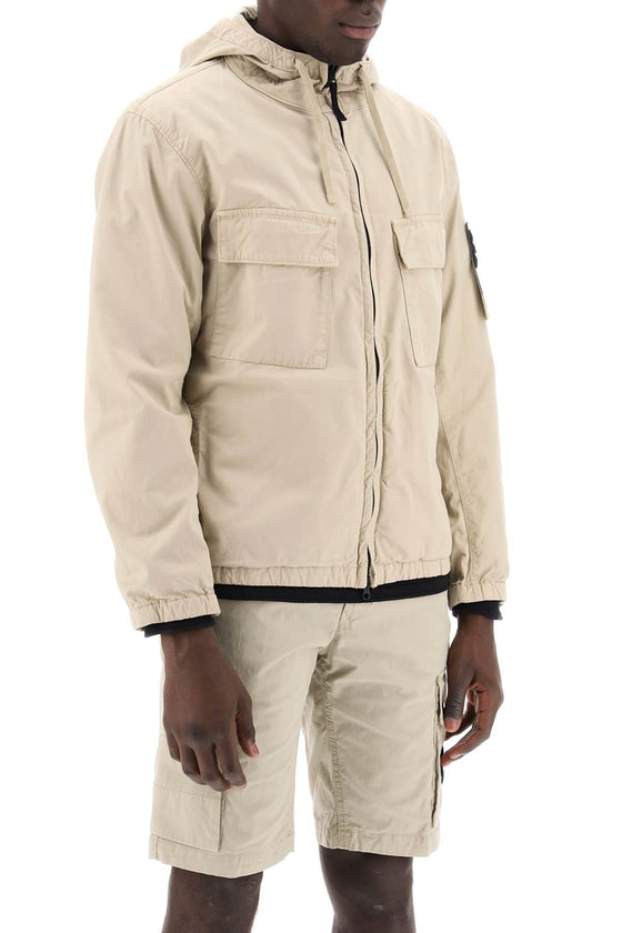 Stone island supima cotton twill stretch-tc jacket