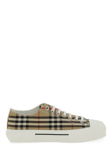  Burberry vintage check canvas sneakers