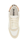 Burberry low-top leather sneakers