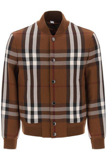  Burberry bomber jacket with burberry check motif