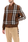Burberry bomber jacket with burberry check motif