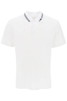  Burberry polo with striped collar