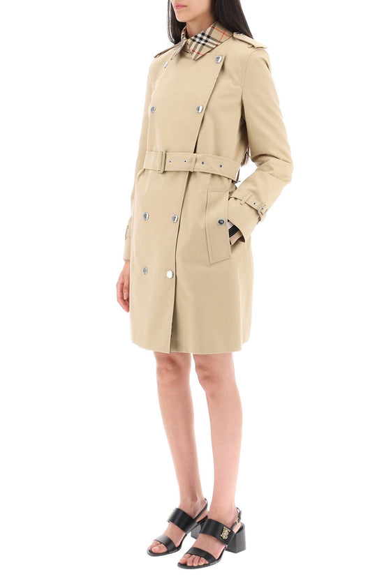 Burberry montrose double-breasted trench coat