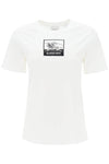 Burberry 'margot' t-shirt with ekd embroidery