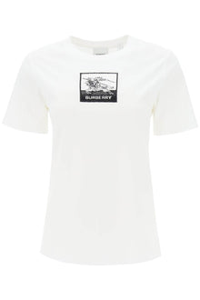  Burberry 'margot' t-shirt with ekd embroidery