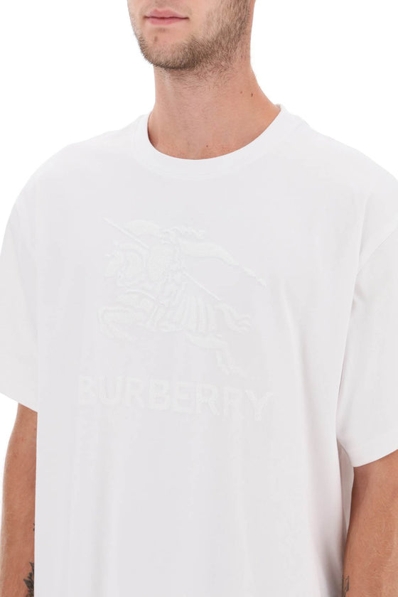 Burberry ekd embroidery 'raynerton' oversized t-shirt