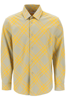  Burberry flannel shirt with check motif