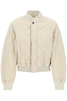  Burberry quilted bomber jacket